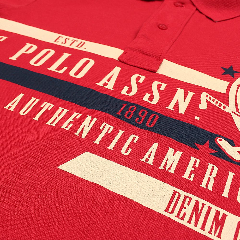 US. Premium Polo Red